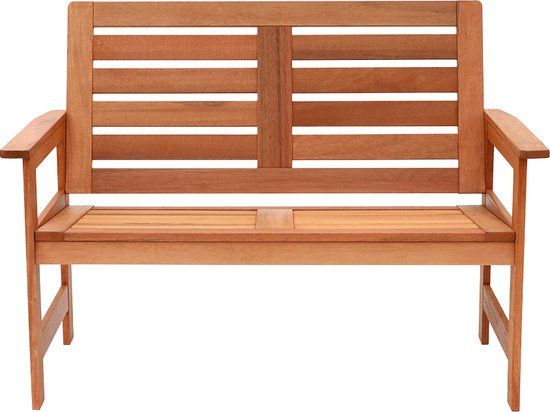 SenS-Line Vera Hardwood Garden Bench - 120cm - Brown