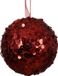 Decoris Boule de Noël mousse d8 cm kerstrood