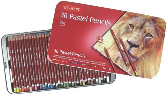 Derwent Watercolour potloden assorti in blik 36 stuks