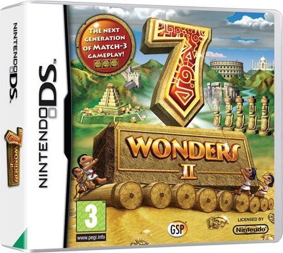 GSP 7 Wonders II - Nintendo DS - Puzzle - Standard Edition - DS-card