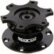 Sparco Quick Release stuurnaaf - Zwart - 6x70mm