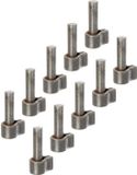 Alberts 859244 duim, om aan te lassen, staal, penmaat Ø13 mm, afmetingen 24 x 65 mm, set van 10