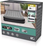 1497 BESTWAY Opblaasbaar bed - 2-zits matras - 203 x 152 x 36 cm - Geïntegreerde elektrische pomp