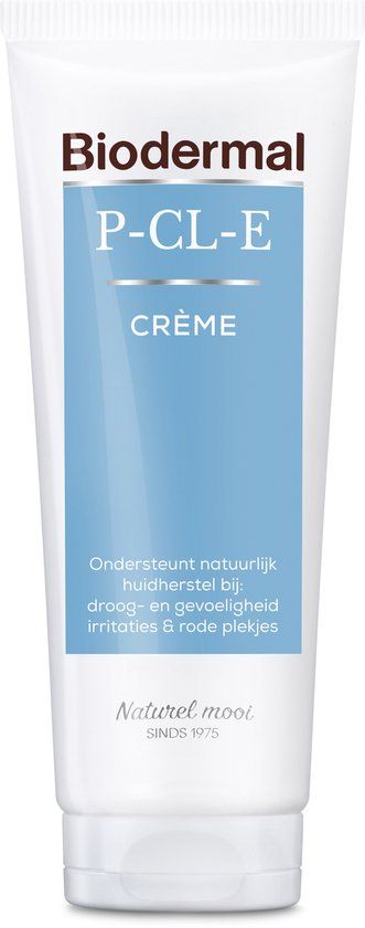 Biodermal P-CL-E Creme - Dag- en Nachtcrème - 100ml - Voor Droge Huid - Met Vitamine E - Dermatologisch Getest