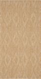 Safavieh Eigentijds Geweven Binnen/Outdoor Vloerkleed, Courtyard Collectie, CY8522, in Natuur & Naturel, 79 X 152 cm