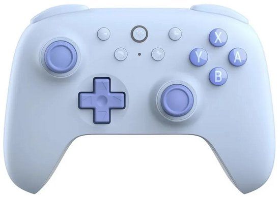 8BitDo RET00498 Ultimate 2C Bluetooth-controller voor Switch, draadloze controller met 6-assige bewegingsbediening, Rumble-trilling, D-pad en geraffineerde bumper en Hall-effect joysticks (blauw)