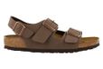 Birkenstock Milano Platte Sandalen Dames Bruin Maat 40