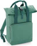 BagBase Twin Handle Roll-Top Backpack BagBase - 11 Liter Sage Green