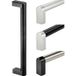 Rohde A3-25.300.N04 Poignée tubulaire Argent, Noir (l x l x h) 320 x 25 x 61 mm 1 pièce(s)