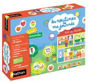 Nathan - De routines van mijn dag – kalender voor het organiseren van je dagen – groot educatief magneetbord met 87 magneten – voor kinderen vanaf 3 jaar