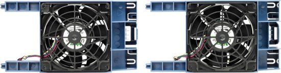 Hewlett HPE koelsysteem voor computers Ventilator Zwart, Blauw