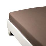 Caleffi Percalle bedlaken voor tweepersoonsbed, percal, moka, 1003526