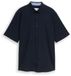 Tom Tailor Comfort Fit Seersucker Overhemd Korte Mouwen Maat XL Sky Captain Blue