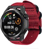 Strap-it Bracelet intelligent pour montre - Rouge - Convient pour Huawei Watch GT Runner - 22mm