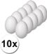 Rayher Hobby Piepschuim eieren pakket 6 cm 10 stuks