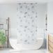 Maison Exclusive - Rideau de douche avec caisse intégrée, dimensions 110x240 cm, largeur du tissu 106 cm