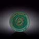 Wilmax WL-669512/A Porseleinen ronde borden, groen, 20,5 cm diameter