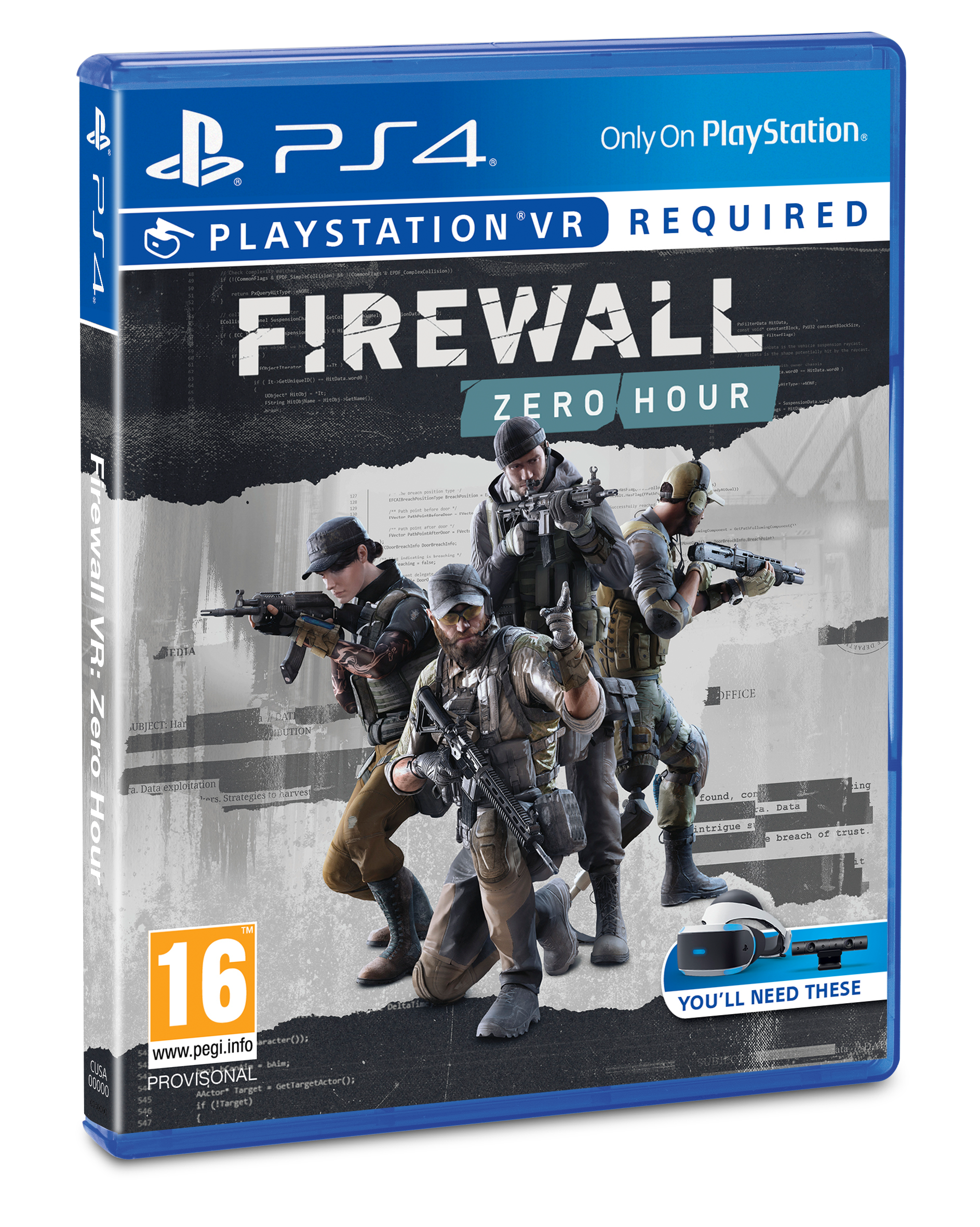 Sony Firewall Zero Hour VR - PlayStation 4 - Engels, Italiaans