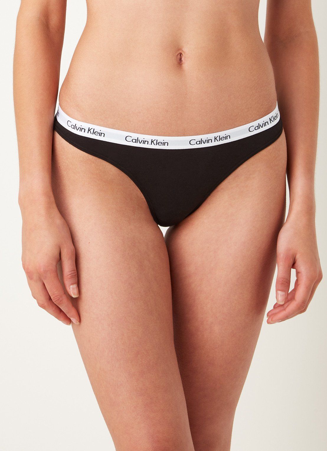 Calvin Klein Modern Cotton string met logoband in 3-pack