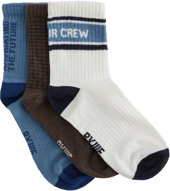 WE Fashion Jongens sokken met print, 3-pack