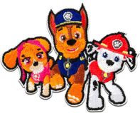 Merkloos PAW Patrol - Chase Marshall Skye - Patch