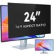 Merkloos Privacy Film voor 24 Inch Monitor met Anti-Blauw Licht
