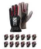 RS SYNTH TEC Montagehandschoenen, maat 09, 12 paar, zwart, grijs