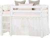 Hoppekids Winter Wonderland rideau avec tulle pour lit mi-haut et lit superposé 70x160 cm
