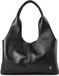 Coccinelle Leren schoudertas Nell Handbag Grained Leather Noir zwart