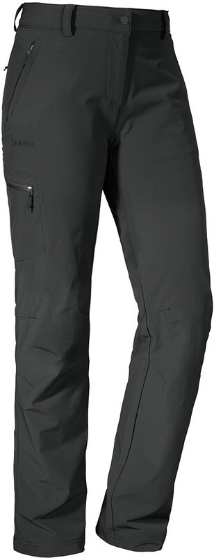 Schöffel Ascona lange broek Dames grijs DE 18 / S Short Size 2019 Trekking- & Wandelbroeken