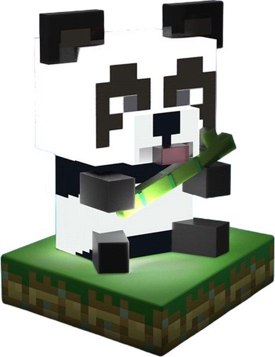 Paladone Minecraft - Panda Icon Light - Games Merchandise - 13.5 x 10.5 x 9 cm