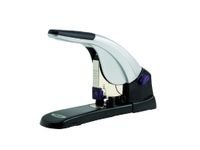 Rexel Mercury Heavy Duty nietmachine, 120 vel capaciteit, inclusief Rexel Mercury nietjes, metalen behuizing, zilver/zwart, 2100922