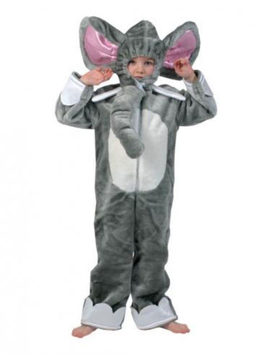 Funny Fashion Elephant Dumbo Child Costume - Grey - 8712364276428