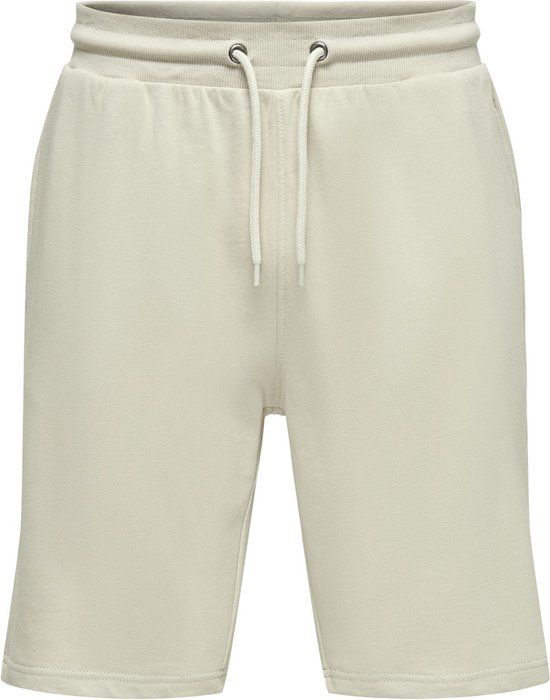 ONLY & SONS ONSNEIL LIFE SWEAT SHORTS NOOS Heren Broek - XXL - Silver Lining