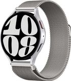 Strap-it Milanese band - Titanium - Geschikt voor Samsung Galaxy Watch 4/5/6/7/FE