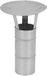 KOTARBAU® Schoorsteenkap, Schoorsteenafdekking, Verzinkt Staal, ? 80 mm, Zilver, Regenhoes voor Schoorsteen, Rookkanaal Kap, Schoorsteenkappen, Rostbestendig