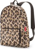 Reisenthel Mini Maxi Rucksack Rugzak - Opvouwbaar - 14L - Leo Macchiato Bruin