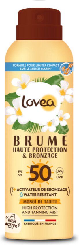 Lovea Bio Lovea High Protection & Tanning Mist Monoi de Tahiti SPF 50 - 150 ml