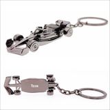 MC Living KadoExpress F1 Auto Sleutelhanger - Met Naam - Teun - Model 2024 - Gunmetal Black
