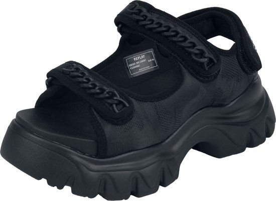 Replay Footwear JUYCE CHAIN Dames Sandaal - zwart - EU39