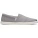 TOMS Alp Fwd mocassinzool voor heren, Drizzle grijs gerecycled katoenen canvas, 44.5 EU