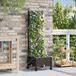 Maison Exclusive - Jardinière avec système d'arrosage et roulettes, couleur marron, en plastique PP