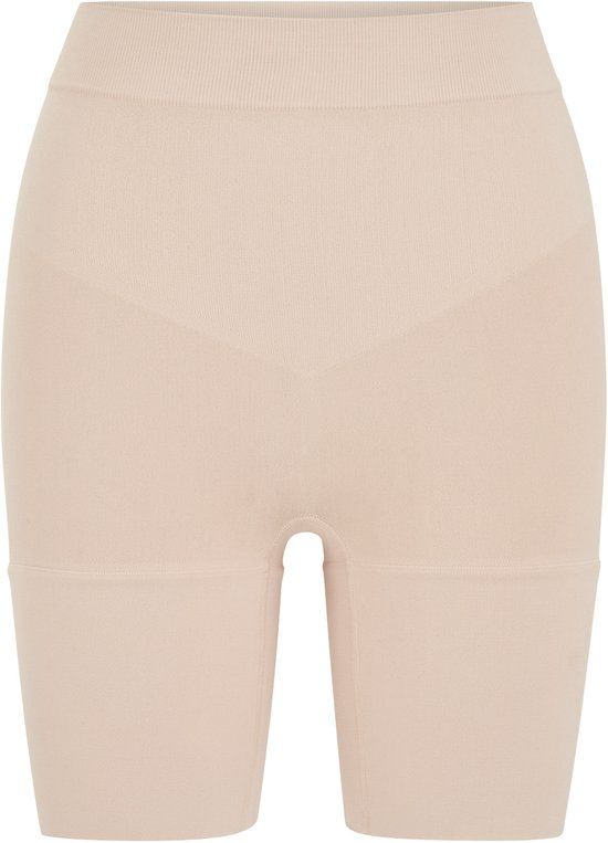 WE Fashion Dames shapewear short beige