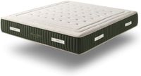DUPEN Natural Green pocketveringmatras, traagschuim, 120 x 200 cm