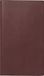 BRUNNEN Weekkalender model 758 2023 bladgrootte 8,7 x 15,3 cm bordeaux