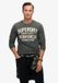Superdry Haut de travail à manches longues et appliqué - Hommes - Coton - S - noir vintage