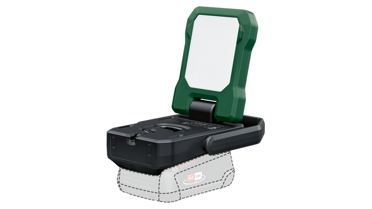 Bosch EasySpotLight 18V-400 Zwart, Groen Universele zaklamp LED