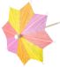 Fackelmann Set van 15 mini cocktailparasolletjes Nature