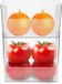 Unyqoos Organisateur de réfrigérateur, Set de 2, Transparent, Boîte de rangement empilable