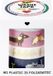 Folia Decoratiepleisterband Washi-Tape Kerst 'FALALA', set van 4